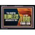 BE ABSOLUTELY TRUE TO THE LORD OUR GOD  Children Room Acrylic Frame  GWASCEND11920  "33X25"