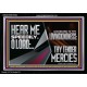 HEAR ME SPEEDILY O LORD ACCORDING TO THY LOVINGKINDNESS  Ultimate Inspirational Wall Art Acrylic Frame  GWASCEND11922  