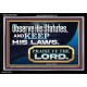 OBSERVE HIS STATUES AND KEEP HIS LAWS  Righteous Living Christian Acrylic Frame  GWASCEND12021  