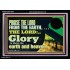 PRAISE THE LORD FROM THE EARTH  Children Room Wall Acrylic Frame  GWASCEND12033  "33X25"