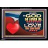 BELOVED IF GOD SO LOVED US  Custom Biblical Paintings  GWASCEND12130  "33X25"