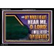 HEAR ME O LORD I WILL KEEP THY STATUTES  Bible Verse Acrylic Frame Art  GWASCEND12162  