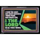 I FORM THE LIGHT AND CREATE DARKNESS DECLARED THE LORD  Printable Bible Verse to Acrylic Frame  GWASCEND12173  