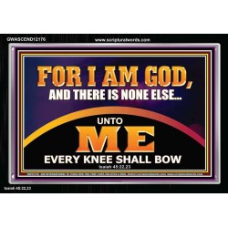 UNTO ME EVERY KNEE SHALL BOW  Scripture Wall Art  GWASCEND12176  