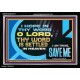 O LORD I AM THINE SAVE ME  Large Scripture Wall Art  GWASCEND12177  