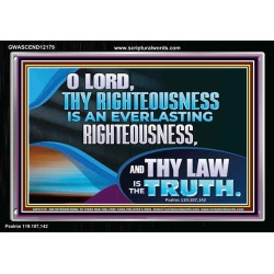 O LORD THY LAW IS THE TRUTH  Ultimate Inspirational Wall Art Picture  GWASCEND12179  "33X25"