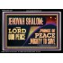 JEHOVAH SHALOM THE LORD OUR PEACE PRINCE OF PEACE  Righteous Living Christian Acrylic Frame  GWASCEND12251  "33X25"