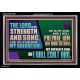 THE LORD IS MY STRENGTH AND SONG AND I WILL EXALT HIM  Children Room Wall Acrylic Frame  GWASCEND12357  