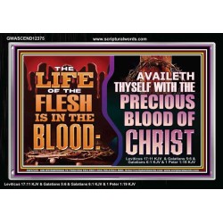 AVAILETH THYSELF WITH THE PRECIOUS BLOOD OF CHRIST  Children Room  GWASCEND12375  "33X25"