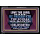 HE PRESERVETH THE SOULS OF HIS SAINTS  Ultimate Power Acrylic Frame  GWASCEND12380  