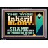 THE WISE SHALL INHERIT GLORY  Sanctuary Wall Acrylic Frame  GWASCEND12417  "33X25"