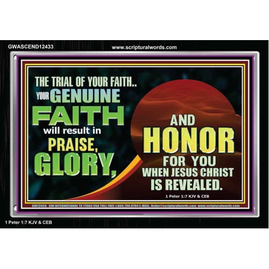 YOUR GENUINE FAITH WILL RESULT IN PRAISE GLORY AND HONOR  Children Room  GWASCEND12433  