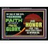 YOUR GENUINE FAITH WILL RESULT IN PRAISE GLORY AND HONOR  Children Room  GWASCEND12433  "33X25"