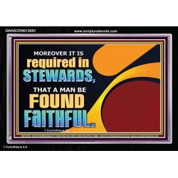 BE FOUND FAITHFUL  Scriptural Wall Art  GWASCEND12693  "33X25"