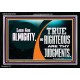 LORD GOD ALMIGHTY TRUE AND RIGHTEOUS ARE THY JUDGMENTS  Bible Verses Acrylic Frame  GWASCEND12703  