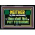 NEITHER BE THOU CONFOUNDED  Encouraging Bible Verses Acrylic Frame  GWASCEND12711  "33X25"