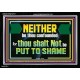 NEITHER BE THOU CONFOUNDED  Encouraging Bible Verses Acrylic Frame  GWASCEND12711  