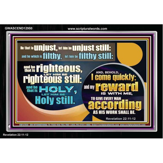 BE RIGHTEOUS STILL  Bible Verses Wall Art  GWASCEND12950  