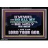 DO ALL MY COMMANDMENTS AND BE HOLY   Bible Verses to Encourage  Acrylic Frame  GWASCEND12962  "33X25"