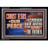CHRIST JESUS IS OUR PEACE  Christian Paintings Acrylic Frame  GWASCEND12967  "33X25"