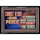 CHRIST JESUS IS OUR PEACE  Christian Paintings Acrylic Frame  GWASCEND12967  