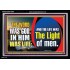 THE WORD WAS GOD IN HIM WAS LIFE THE LIGHT OF MEN  Unique Power Bible Picture  GWASCEND12986  "33X25"