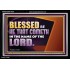 BLESSED BE HE THAT COMETH IN THE NAME OF THE LORD  Ultimate Inspirational Wall Art Acrylic Frame  GWASCEND13038  "33X25"