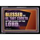 BLESSED BE HE THAT COMETH IN THE NAME OF THE LORD  Ultimate Inspirational Wall Art Acrylic Frame  GWASCEND13038  