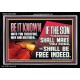 IF THE SON THEREFORE SHALL MAKE YOU FREE  Ultimate Inspirational Wall Art Acrylic Frame  GWASCEND13066  
