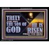 TRULY THIS WAS THE SON OF GOD HE IS RISEN FROM THE DEAD  Sanctuary Wall Acrylic Frame  GWASCEND13092  "33X25"