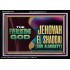 EVERLASTING GOD JEHOVAH EL SHADDAI GOD ALMIGHTY   Christian Artwork Glass Acrylic Frame  GWASCEND13101  "33X25"