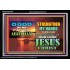 STRENGTHEN MY HANDS THIS DAY O GOD  Ultimate Inspirational Wall Art Acrylic Frame  GWASCEND9548  "33X25"