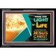 THE LIGHT OF LIFE OUR LORD JESUS CHRIST  Righteous Living Christian Acrylic Frame  GWASCEND9552  