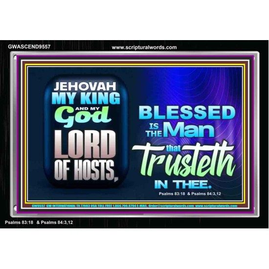 THE MAN THAT TRUSTETH IN THE LORD  Unique Power Bible Picture  GWASCEND9557  