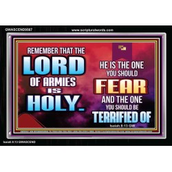FEAR THE LORD WITH TREMBLING  Ultimate Power Acrylic Frame  GWASCEND9567  "33X25"