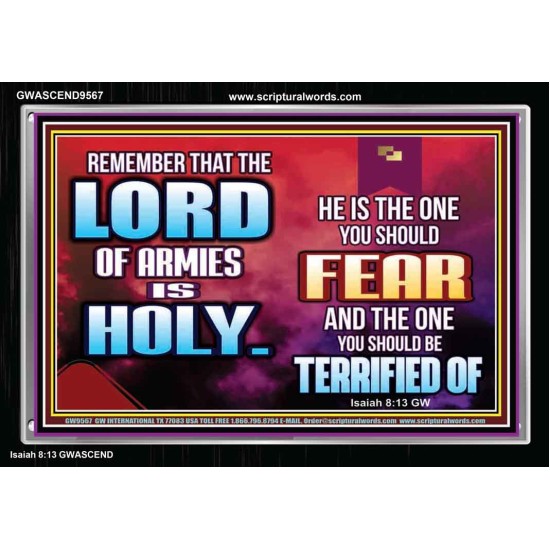 FEAR THE LORD WITH TREMBLING  Ultimate Power Acrylic Frame  GWASCEND9567  