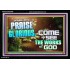 MAKE HIS PRAISE GLORIOUS  Modern Art Acrylic Frame  GWASCEND9599  "33X25"