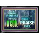 LET THE PEOPLE PRAISE THEE O GOD  Kitchen Wall Décor  GWASCEND9603  