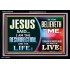 THE RESURRECTION AND THE LIFE  Contemporary Arts & Décor Picture  GWASCEND9790  "33X25"