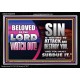 BELOVED WATCH OUT SIN IS WAITING  Biblical Art & Décor Picture  GWASCEND9795  