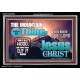 IN JESUS CHRIST MIGHTY NAME MOUNTAIN SHALL BE THINE  Hallway Wall Acrylic Frame  GWASCEND9910  
