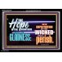 THE HOPE OF RIGHTEOUS IS GLADNESS  Scriptures Wall Art  GWASCEND9914  "33X25"