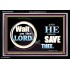 WAIT ON THE LORD AND HE SHALL SAVED THEE  Contemporary Christian Wall Art Acrylic Frame  GWASCEND9920  "33X25"