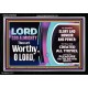 LORD GOD ALMIGHTY HOSANNA IN THE HIGHEST  Contemporary Christian Wall Art Acrylic Frame  GWASCEND9925  