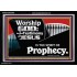 JESUS CHRIST THE SPIRIT OF PROPHESY  Encouraging Bible Verses Acrylic Frame  GWASCEND9952  "33X25"