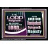 THE LORD GOD OMNIPOTENT REIGHNETH IN MAJESTY  Encouraging Bible Verses Acrylic Frame  GWASCEND9954  "33X25"