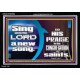 SING UNTO THE LORD A NEW SONG AND HIS PRAISE  Contemporary Christian Wall Art  GWASCEND9962  