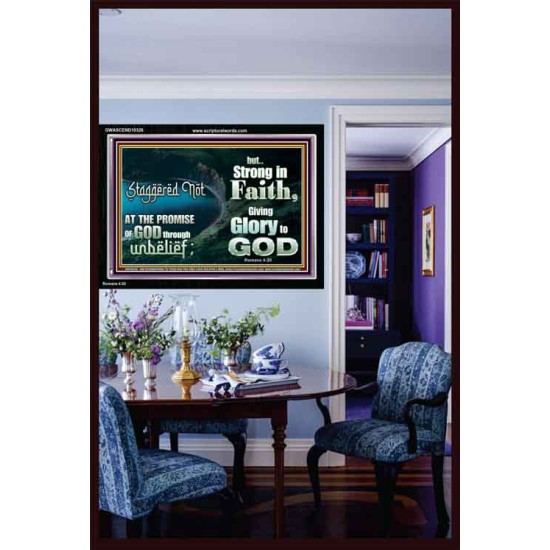 STAGGERED NOT AT THE PROMISE  Art & Décor Acrylic Frame  GWASCEND10326  