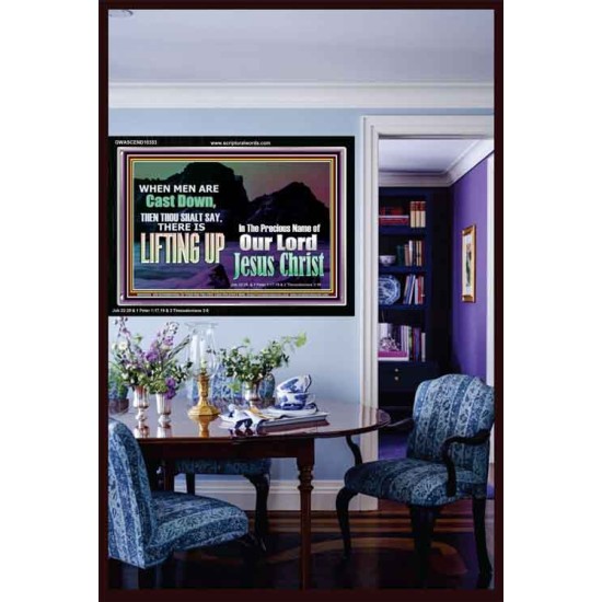 THOU SHALL SAY LIFTING UP  Ultimate Inspirational Wall Art Picture  GWASCEND10353  