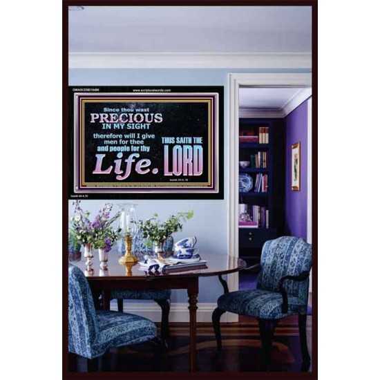 YOU ARE PRECIOUS IN THE SIGHT OF THE LIVING GOD  Modern Christian Wall Décor  GWASCEND10490  